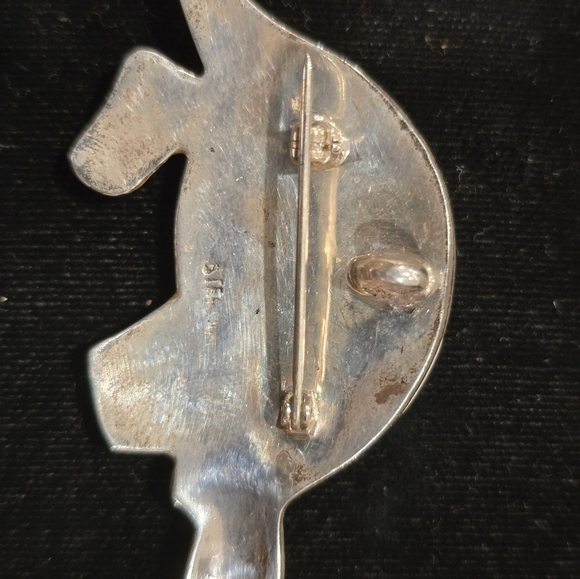 Inlay turtle brooch pendant - Picture 3 of 6